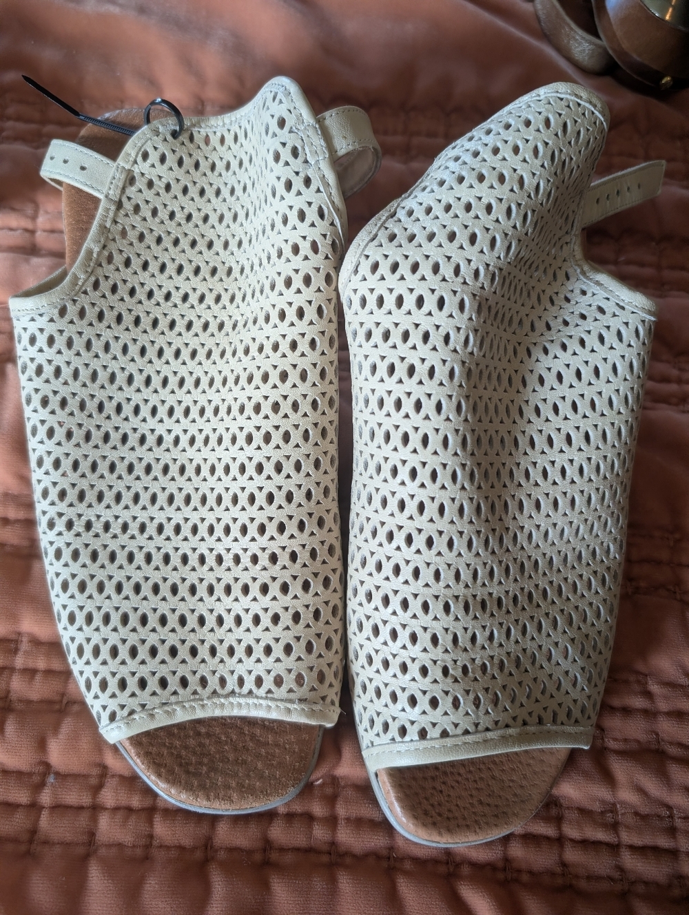 Eric Michael Woven Shoes Ancle Strap Leather Sandals